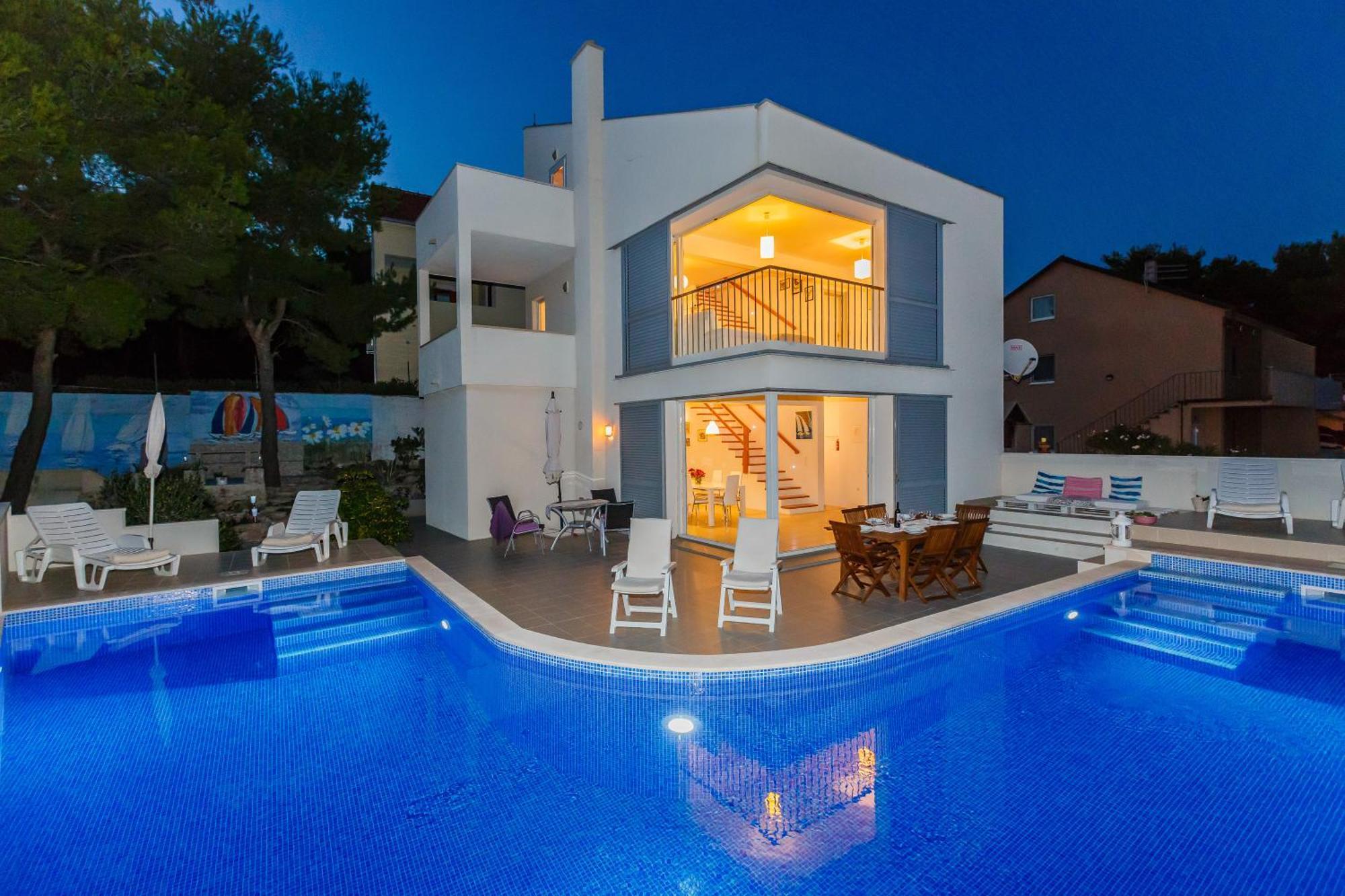 Villa Casabianca Milna  Exterior foto